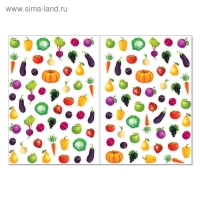 Наклейки многоразовые &laquo;Мир вокруг меня&raquo;, набор 2 шт., формат А4