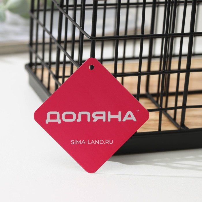 Корзина для мелочей Доляна &laquo;Эстетика&raquo;, 23,5&times;16&times;12 см