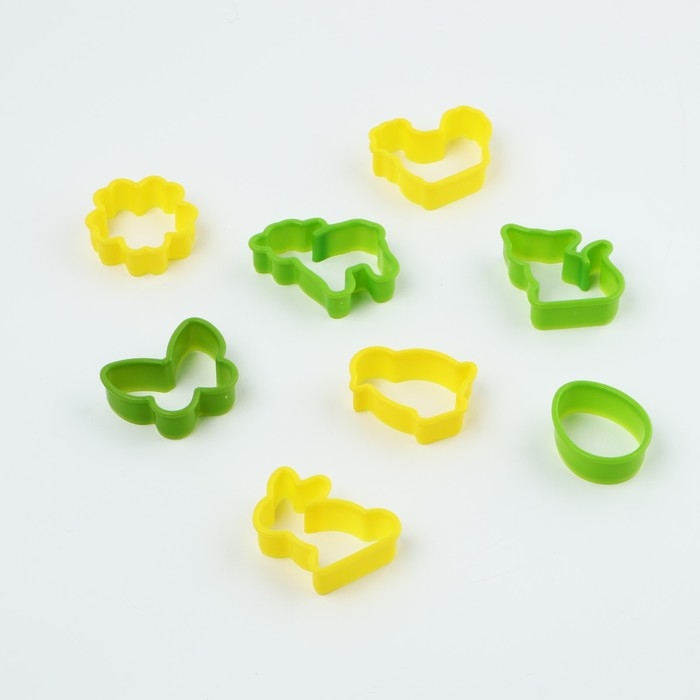 Формы для выпечки печенья &laquo;Веселая ферма&raquo;, 8 шт, пластик