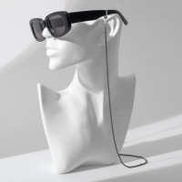 Цепочка для очков &laquo;Эстетика&raquo; №32, цвет чёрно-серебристый, 70 см