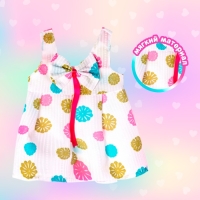 Одежда &laquo;Цветочек&raquo;: платье, для пупса 38-42 см