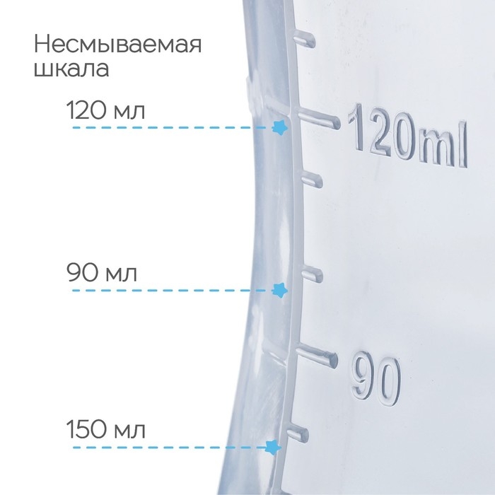 Бутылочка для кормления &laquo;Любимый сыночек&raquo;, классическое горло, приталенная, с ручками, 150 мл., от 0 мес., цвет голубой