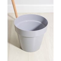 Кашпо для цветов со вставкой &laquo;Порто&raquo;, 15 л, серое