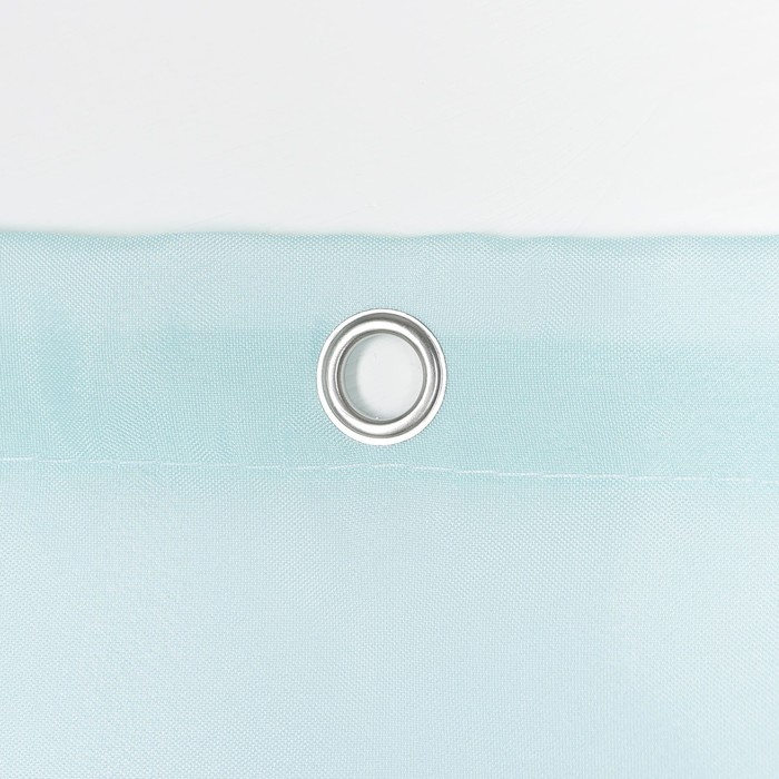 Штора для ванны Доляна WAVE, с люверсами, 180&times;180 см, полиэстер