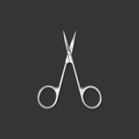 Ножницы маникюрные &laquo;Premium&raquo;, для кутикулы, загнутые, узкие, 10 см, на блистере, цвет серебристый