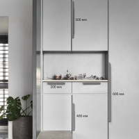 Ручка торцевая CAPPIO RP100GR, L=500 мм, цвет серый