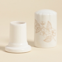 Подставка для зубочисток SL Home &laquo;Аманде&raquo; 4,2х7,5 см, фарфор, белая