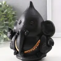 Фигура &laquo;Ганеш&raquo;, 14.5&times;13.5&times;9 см, чёрная
