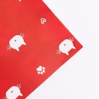 Бумага упаковочная глянцевая двухсторонняя &laquo;Коты&raquo;, 70 х 100 см