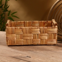 Корзина плетеная 35х20х15 см, водный гиацинт