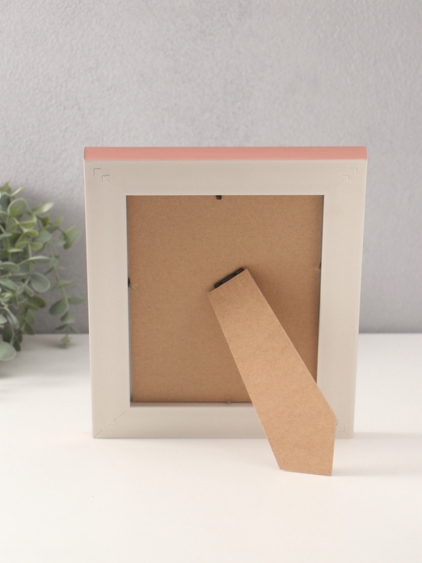 Фоторамка пластик 15х20 см "Романтизм" розовая 2,5х21,2х26,2 см