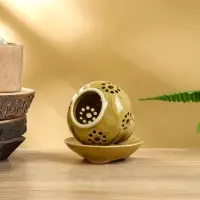 Аромалампа &laquo;Кувшин&raquo;, 9&times;9&times;9 см, керамика, бежевая