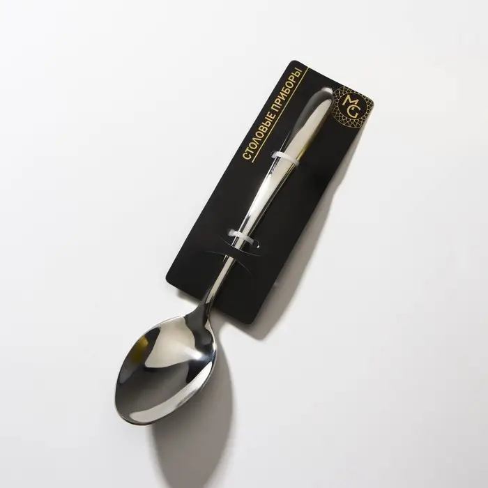 Столовая ложка Magistro &laquo;Джентри&raquo;, длина 20.5 см, нержавеющая сталь, серебристая