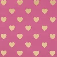 Пленка матовая &laquo;Золотые сердца&raquo;, фиолетовый, 57&times;57 см &plusmn;5% см