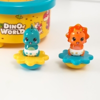 Сувенир музыкальный механический магнитный "Динозавры" 12,2х12,2х11,5 см