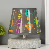 Настольная лампа "Суше" E27 40Вт серый 20х20х23 см RISALUX