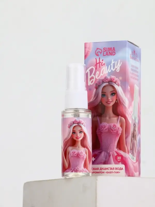 Душистая вода &laquo;Кукла-модель&raquo;, 30 мл, аромат бабл-гам