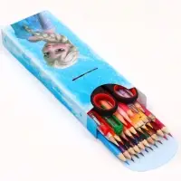 Пенал-футляр пластиковый, 75&times;195&times;25 мм, сборный, &laquo;Холодное сердце&raquo;