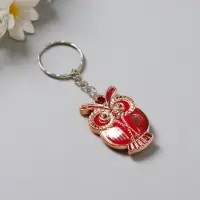 Брелок пластик под металл "Филин" МИКС 2,5х3,8 см