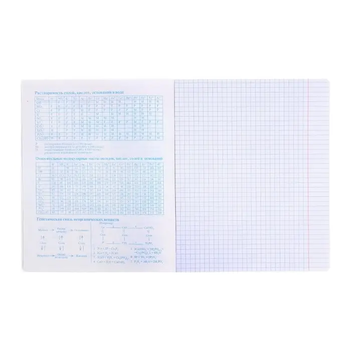 Тетрадь предметная 48 листов в клетку &laquo;Аниме. Химия&raquo;, обложка мелованный картон, УФ-лак, блок офсет