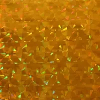 Пленка голографическая, &laquo;Калейдоскоп&raquo;, золотая, 70 см &times; 1 м