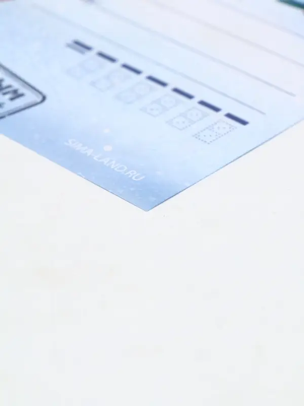 Письмо Деду Морозу 210х297 мм МИКС "Символ года"