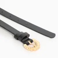 Ремень жен 03-01-01-01, Март2514, 1,8*0,3*110 см, без винта, пряж золото, 1 прокол,