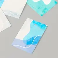 Набор бирок для подарков, цветов &laquo;Минимализм. Море&raquo;, 10 шт. (5 видов), 4&times;6 см