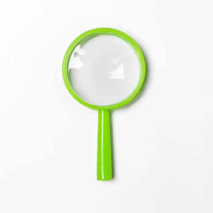 Лупа классическая, линза 25мм, увеличение 5х, пластик