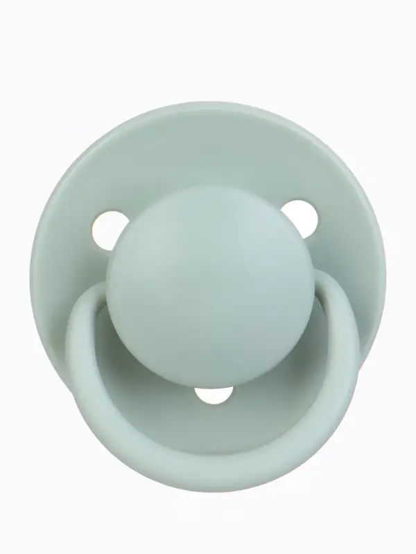 Соска - пустышка классическая, латекс, цв.серо-зелёный, в контейнере, от 6 мес., M&B