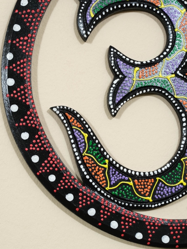 Панно резное МДФ "ОМ Цветное", 30х30х0,6 см