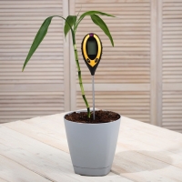 Измеритель почвы 4 в 1: для влажности, кислотности, освещёности и температуры, Greengo