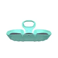 Санки-ледянки с мягкой сидушкой &laquo;Вираж&raquo;, бирюзовые, 39&times;37см