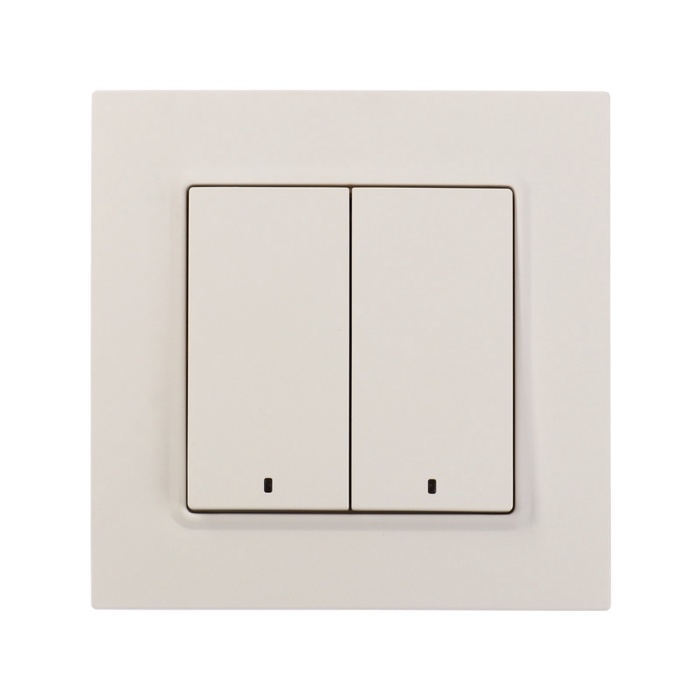 Выключатель TOT Elegant, 10 А, 2 кл., с подсветкой, скрытый, белый