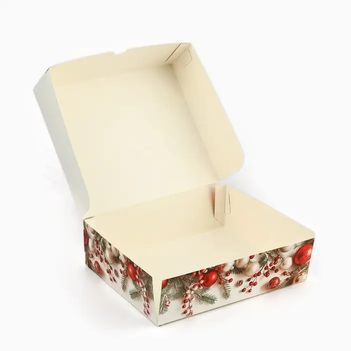 Упаковка для кондитерских изделий &laquo;Счастливого Нового года!&raquo;, 20 х 17 х 6 см