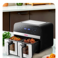 Аэрогриль электрический с 2 поддонами 9 литр 2400 Вт