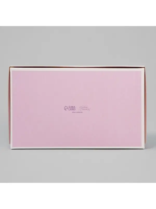 Кондитерская упаковка, коробка с ламинацией &laquo;Акварельные цветы&raquo;, 20 х 12 х4 см