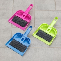 Щётка для пола с совком &laquo;Чистота&raquo;, 20&times;13 см, цвет МИКС