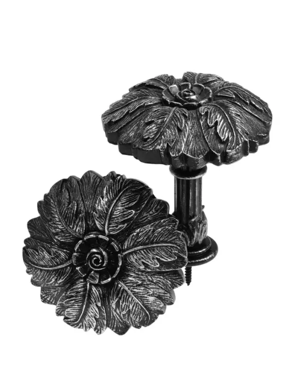 Крючок для штор CAPPIO KS035, d=9.8 мм, цвет серебро, 2 шт