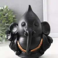 Фигура &laquo;Ганеш&raquo;, 14.5&times;13.5&times;9 см, чёрная