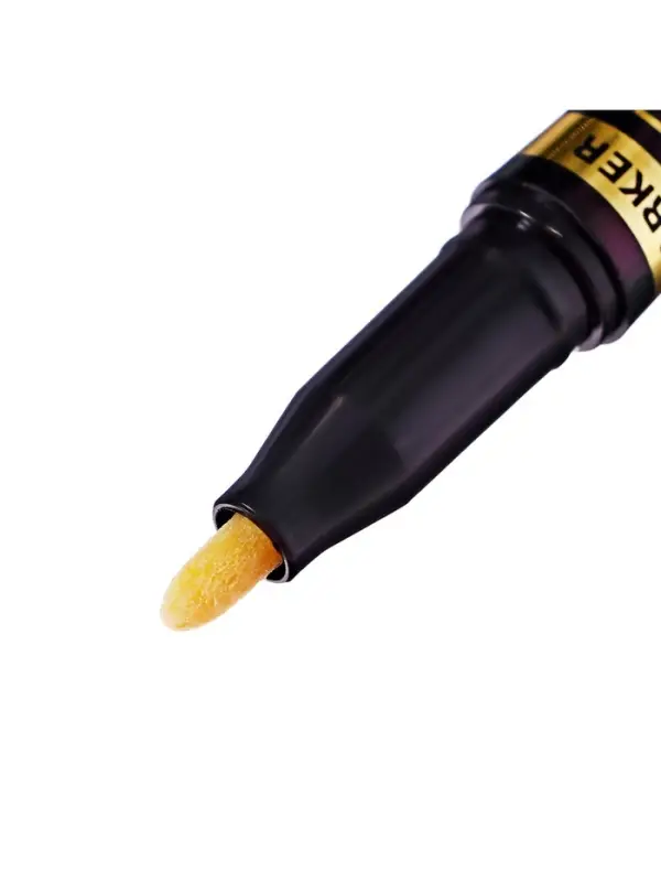 Маркер-краска (хром) наконечник пулевидный 4 мм, золото