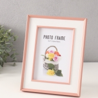 Фоторамка пластик 13х18 см "Романтизм" розовая 2,5х19,2х24,2 см