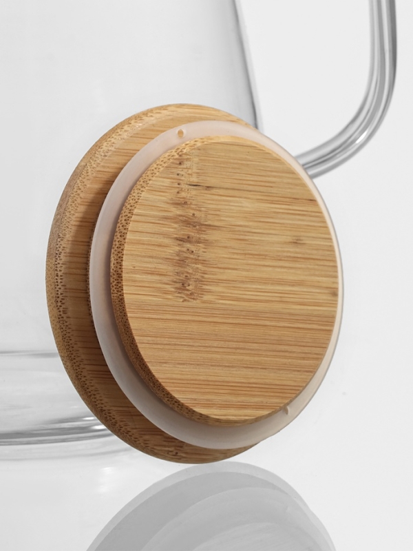 Кувшин стеклянный с бамбуковой крышкой &laquo;Эко&raquo;, 1,8 л