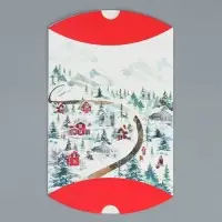 Коробка новогодняя складная фигурная &laquo;Пусть Новый год теплом согреет&raquo;, 19 х 14 х 4 см