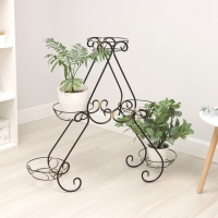 Подставка для цветов &laquo;Букет&raquo;, d=17 см, цвет чёрный