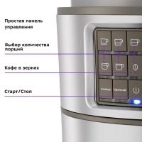 Кофемашина автоматическая капельная КТ-7204 - 1000 Вт