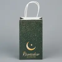 Пакет подарочный крафтовый &laquo;Рамадан&raquo;, 12 х 21 х 9 см