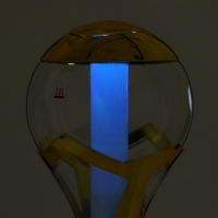 Башня пивная &laquo;Шар&raquo;, 3 л, ёмкость для льда, подсветка, пластик, золотистый