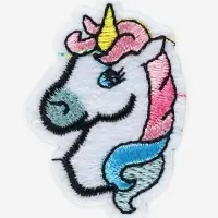 Термоаппликация &laquo;Единорог&raquo;, 4.7&times;3.2 см, разноцветная