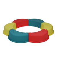 Песочница детская пластиковая, без крышки, 147 &times; 147 &times; 18 см, МИКС, &laquo;Ромашка&raquo;